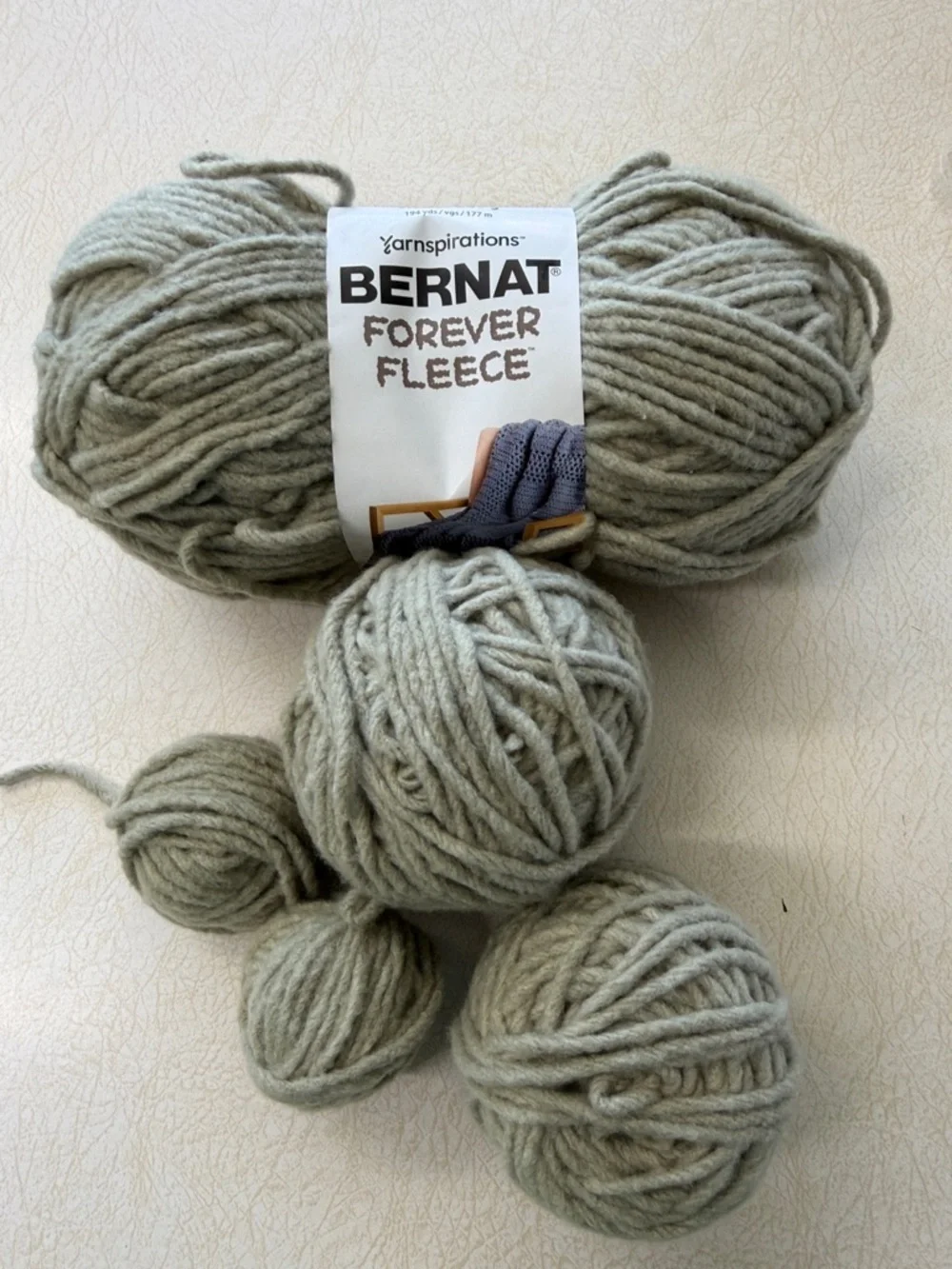 Bernat Forever Fleece Matcha